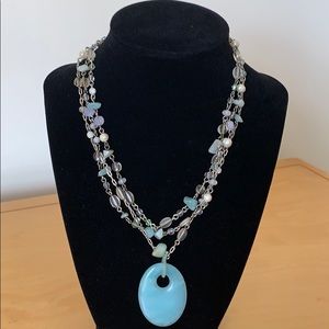Lia Sophia Pebble Beach Necklace - Ammonite